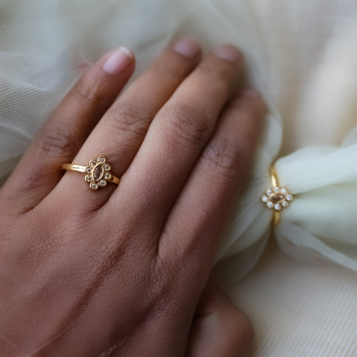 Heritage gold plated rings HRS0021