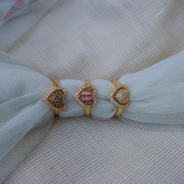 Heritage gold plated rings HRS0024