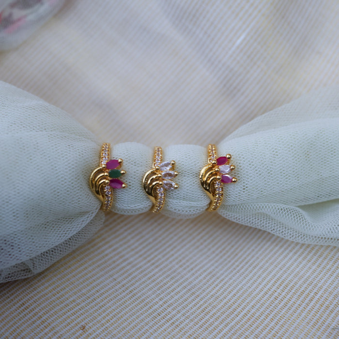 Heritage gold plated rings HRS0025