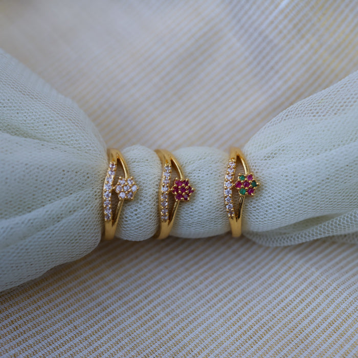 Heritage gold plated rings HRS0026