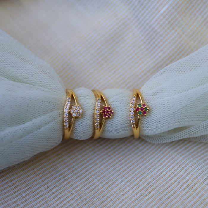 Heritage gold plated rings HRS0026