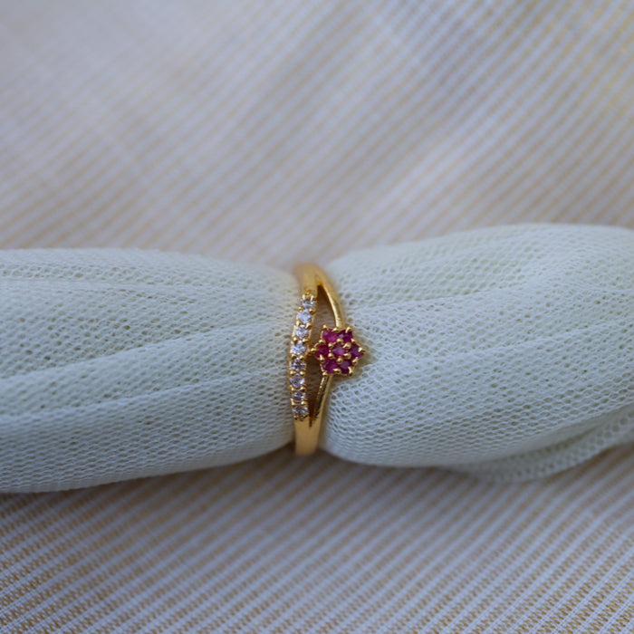 Heritage gold plated rings HRS0026