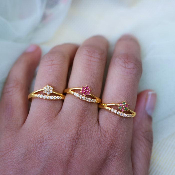 Heritage gold plated rings HRS0026