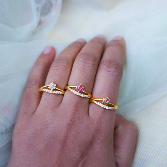 Heritage gold plated rings HRS0026