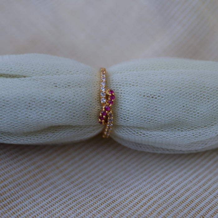 Heritage gold plated rings HRS0027