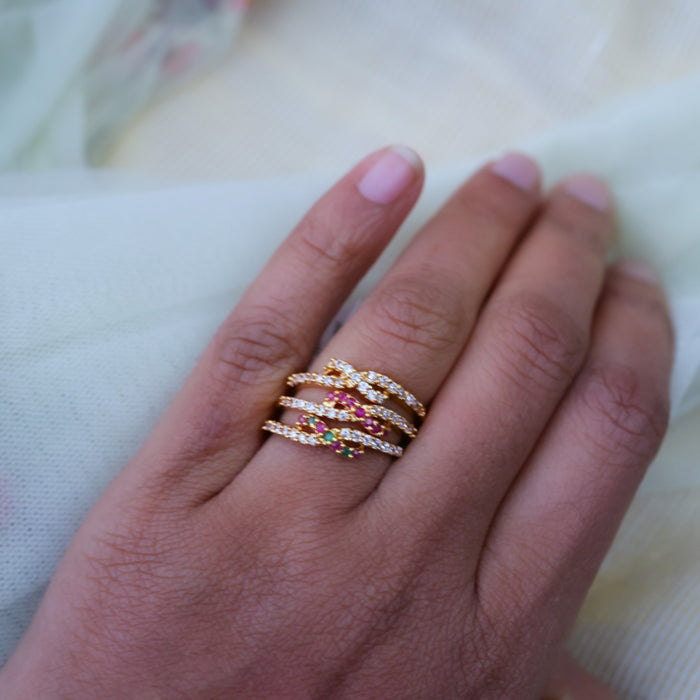 Heritage gold plated rings HRS0027