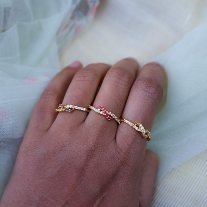 Heritage gold plated rings HRS0027