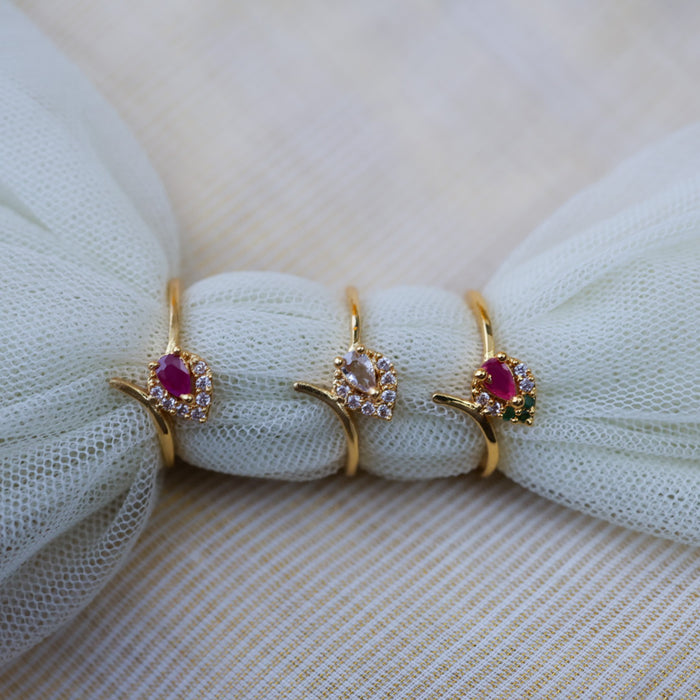 Heritage gold plated rings HRS0028