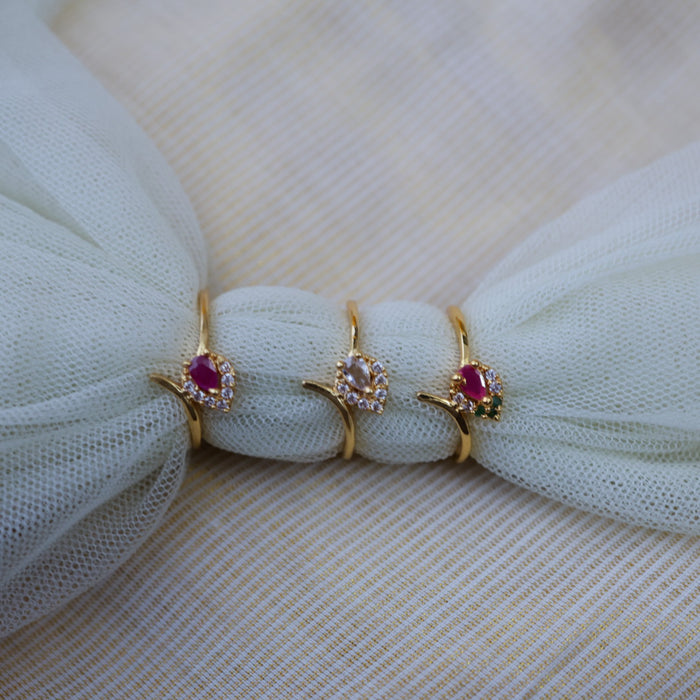 Heritage gold plated rings HRS0028