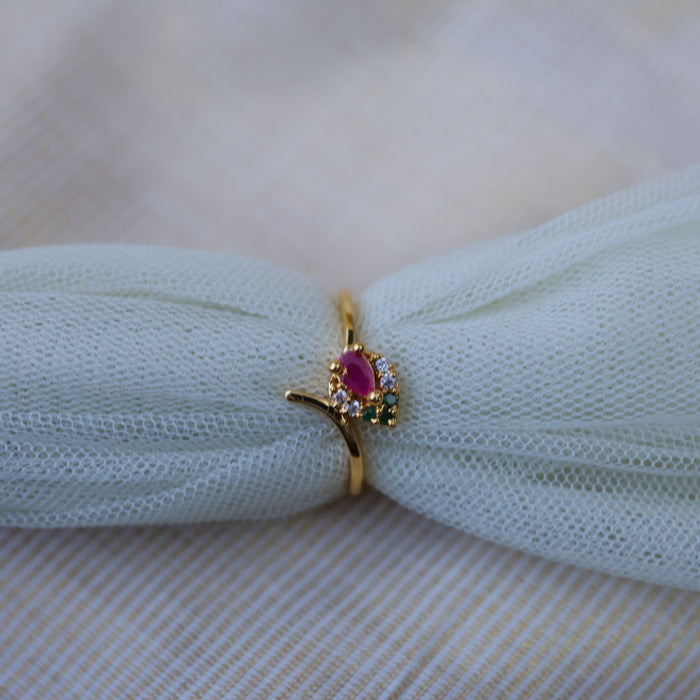 Heritage gold plated rings HRS0028