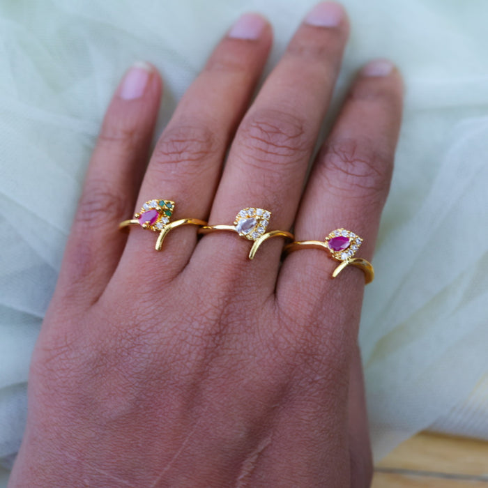 Heritage gold plated rings HRS0028