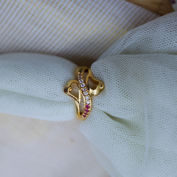 Heritage gold plated rings HRS0029