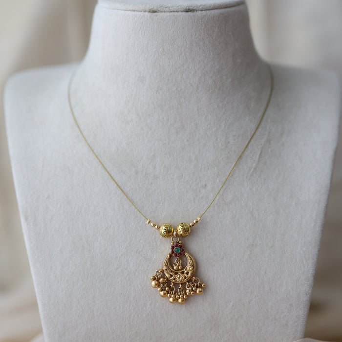 Antique invisible necklace  IN407