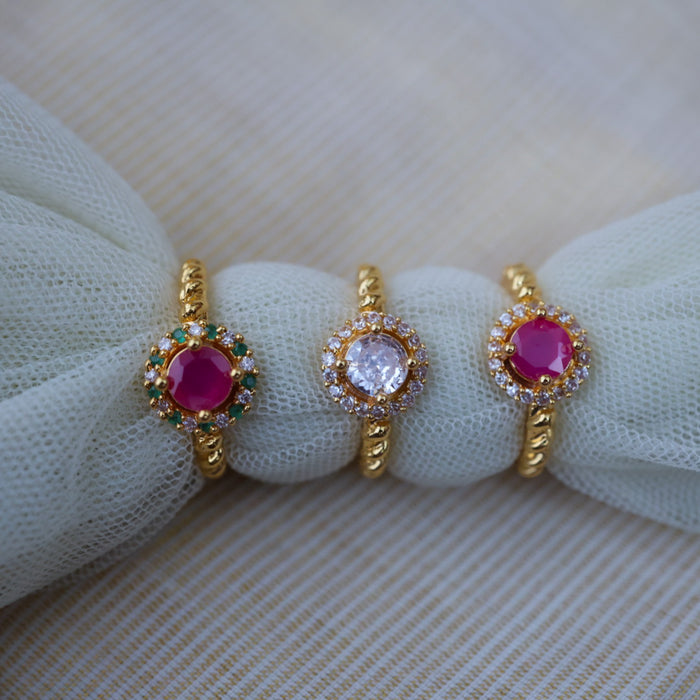 Heritage gold plated rings HRS0031