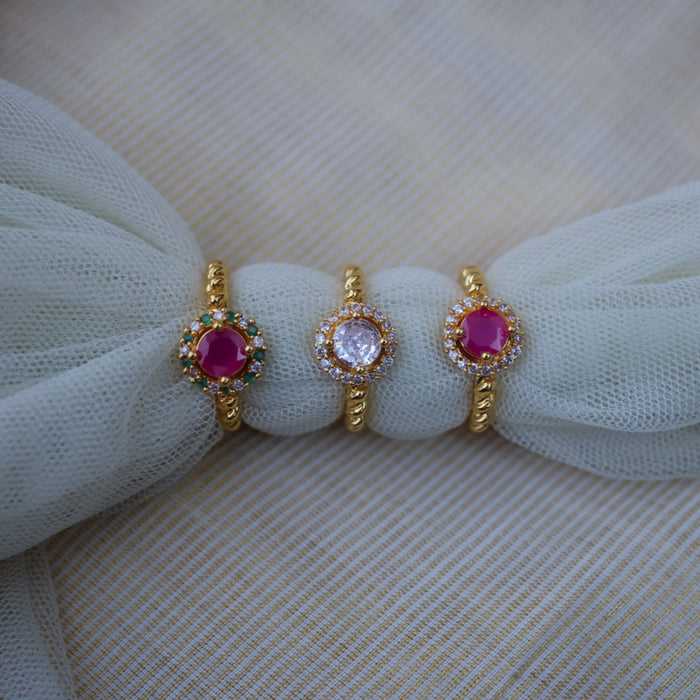 Heritage gold plated rings HRS0031