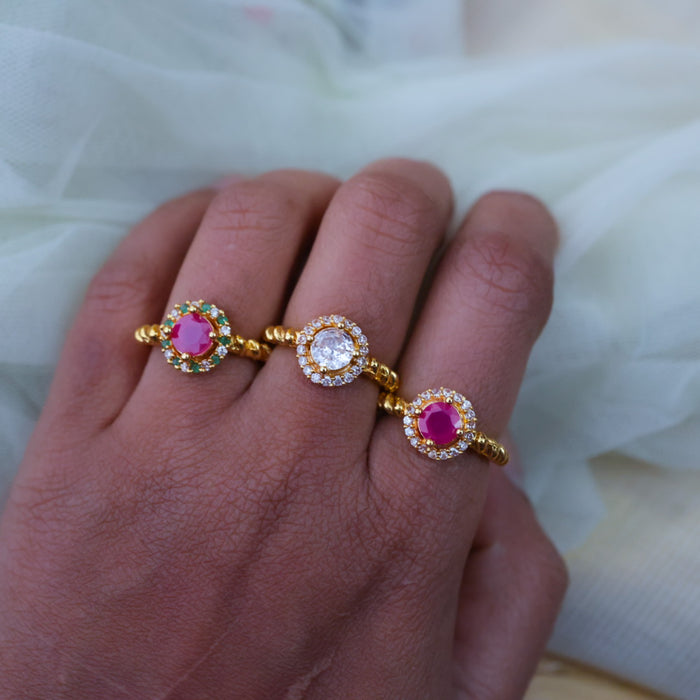 Heritage gold plated rings HRS0031