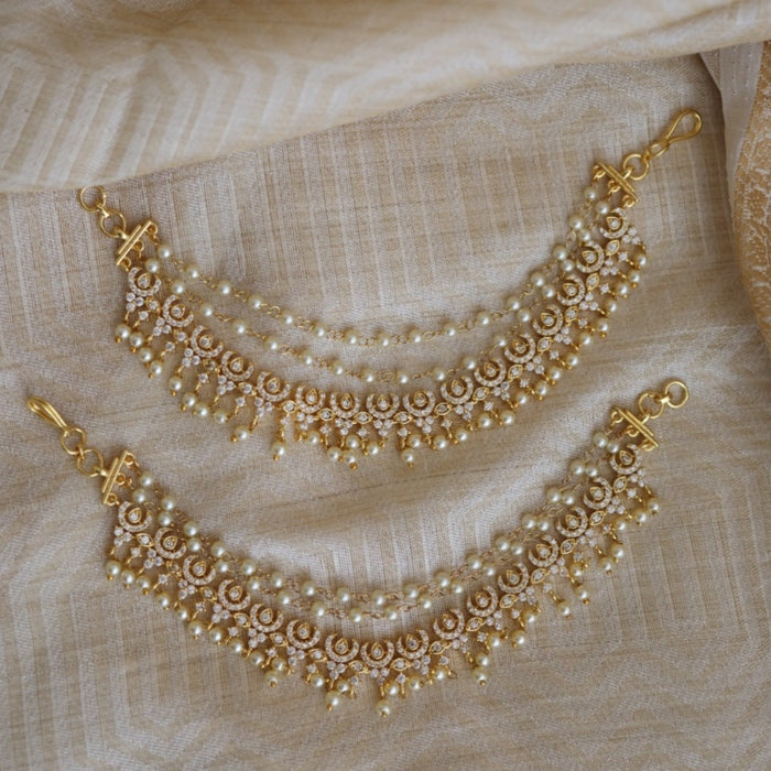 Heritage gold plated mattal / ear accessories HM736