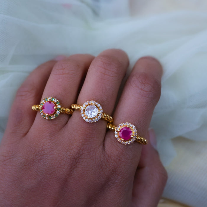 Heritage gold plated rings HRS0031