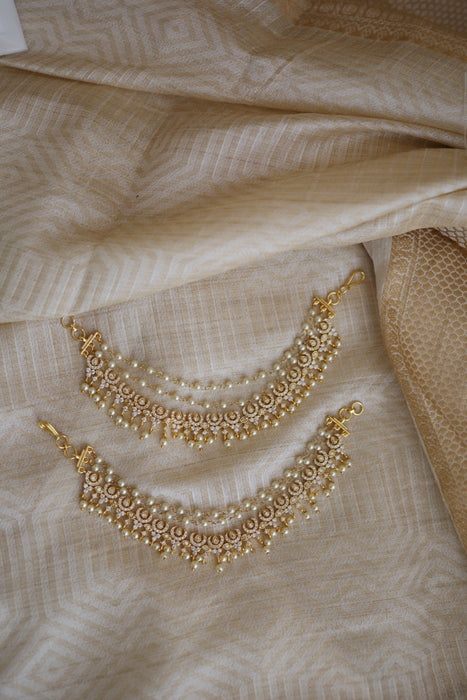 Heritage gold plated mattal / ear accessories HM736