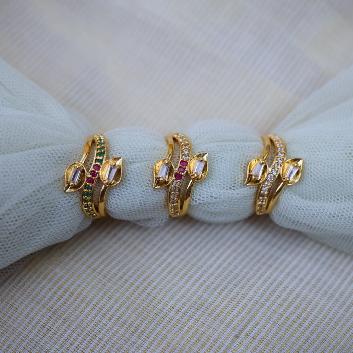 Heritage gold plated rings HRS0032