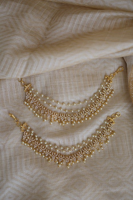 Heritage gold plated mattal / ear accessories HM736