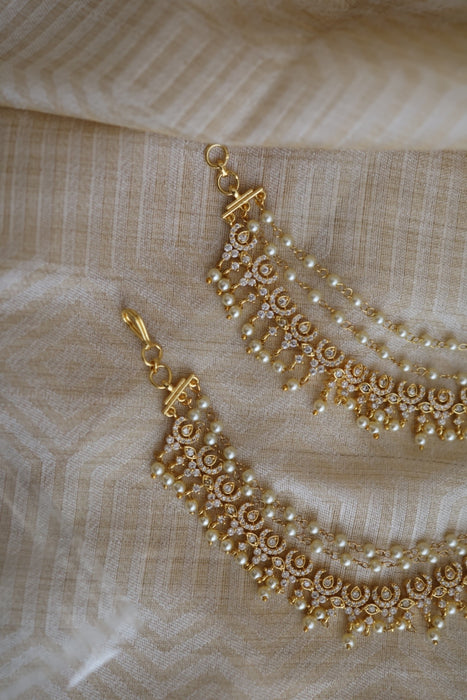 Heritage gold plated mattal / ear accessories HM736