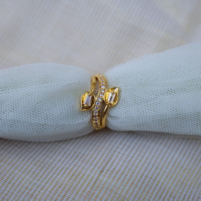 Heritage gold plated rings HRS0032