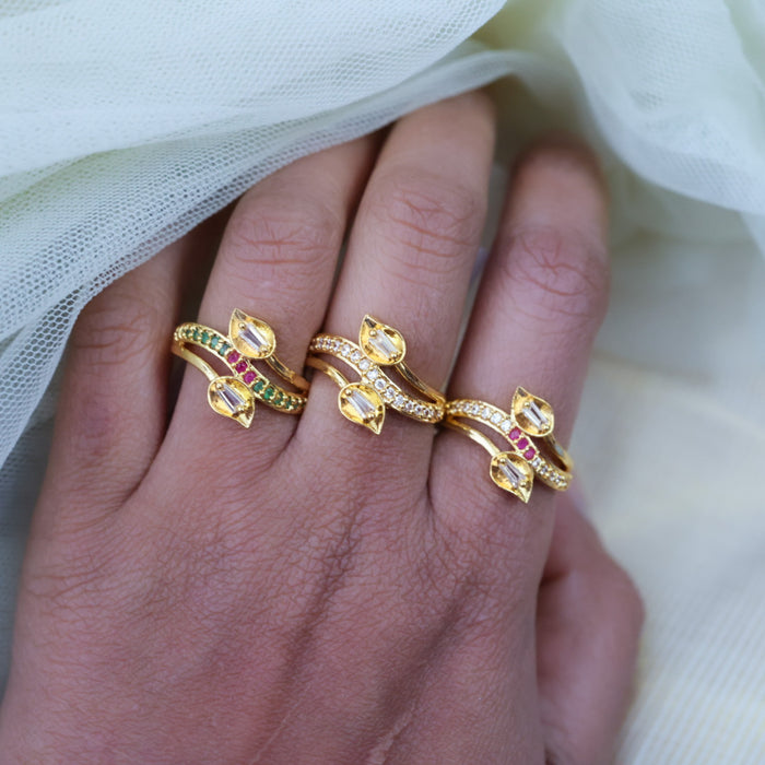 Heritage gold plated rings HRS0032