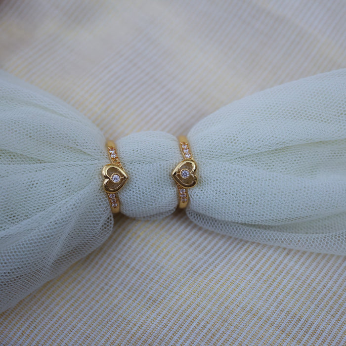 Heritage gold plated rings HRS0033