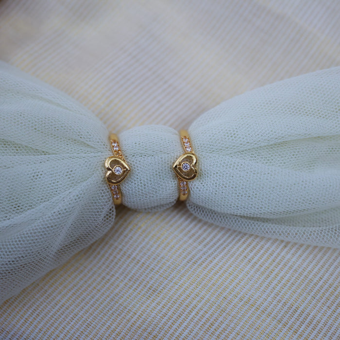 Heritage gold plated rings HRS0033