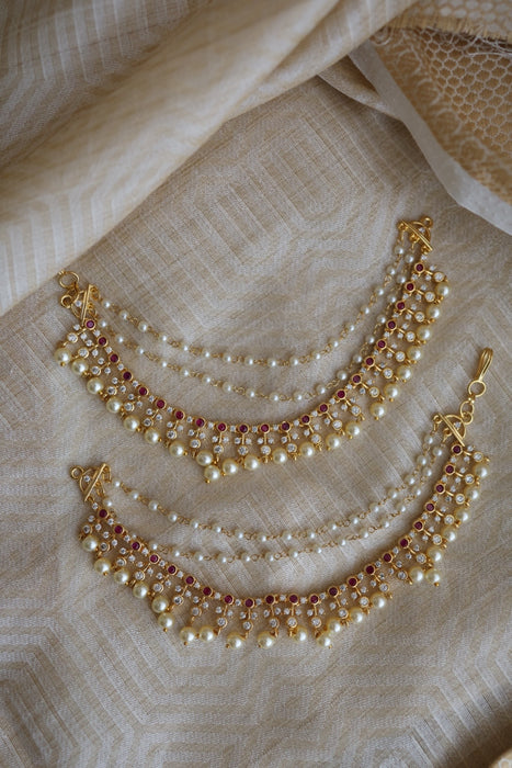 Heritage gold plated mattal / ear accessories HM732