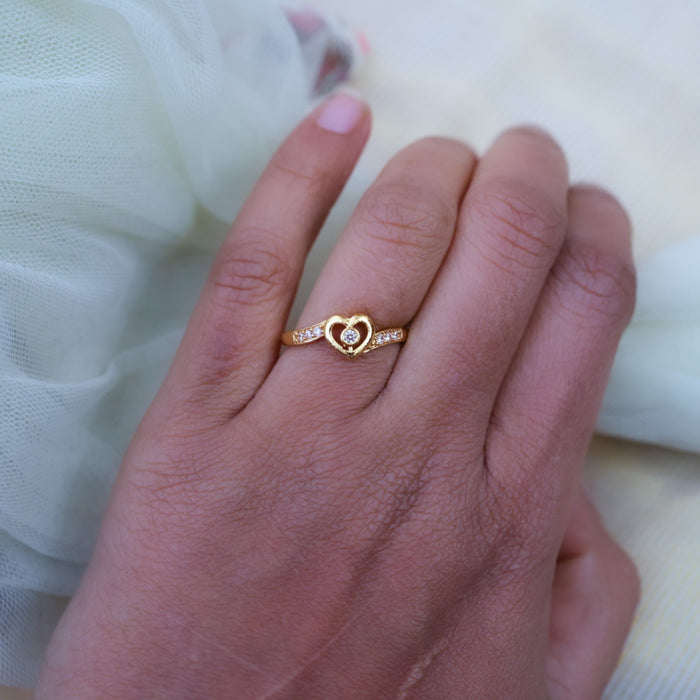 Heritage gold plated rings HRS0033