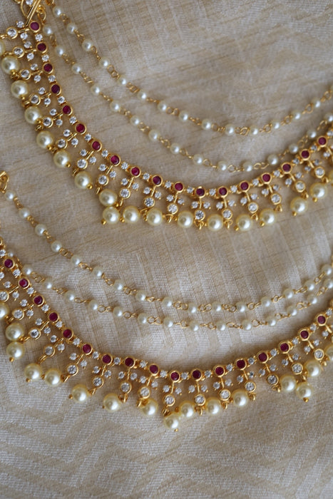 Heritage gold plated mattal / ear accessories HM732