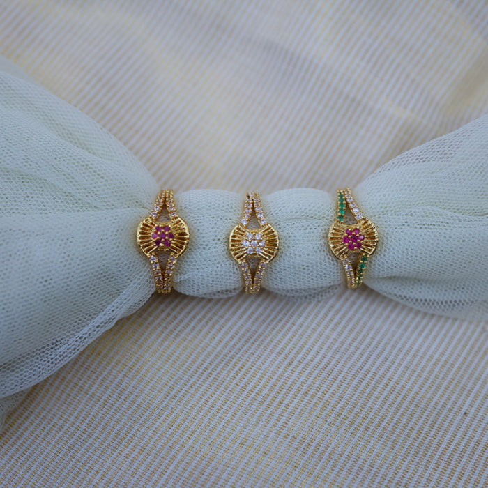 Heritage gold plated rings HRS004