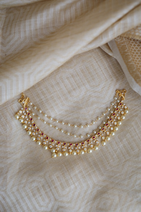 Heritage gold plated mattal / ear accessories HM732