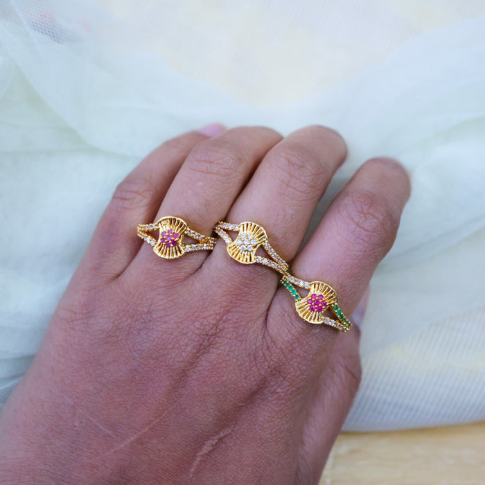 Heritage gold plated rings HRS004