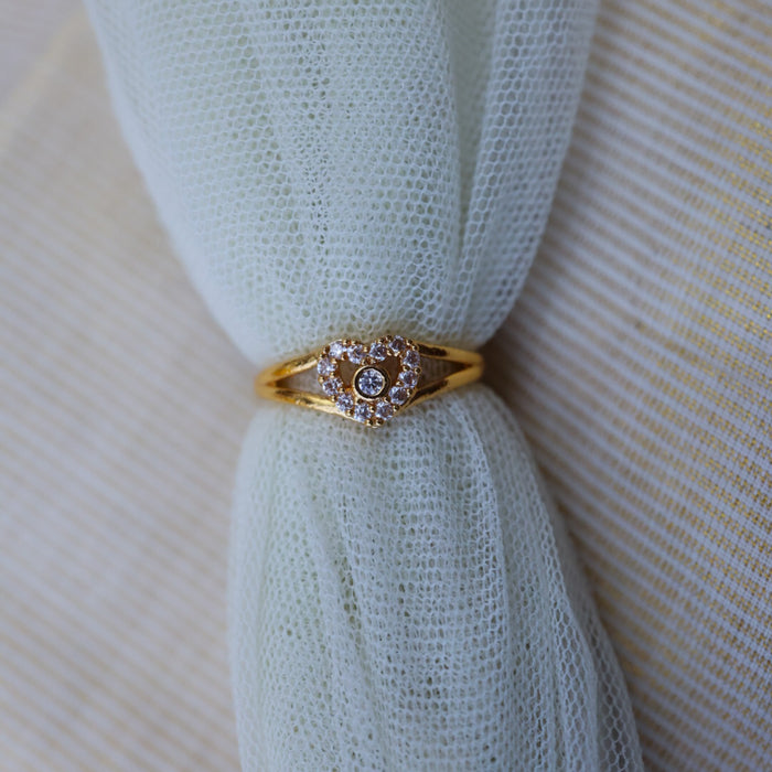 Heritage gold plated rings HRS0035