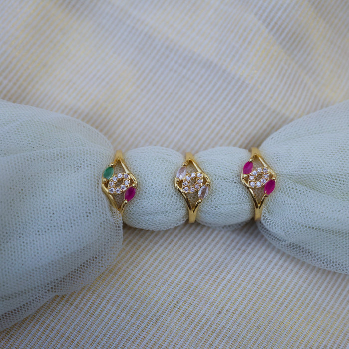 Heritage gold plated rings HRS0036