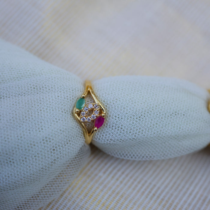 Heritage gold plated rings HRS0036