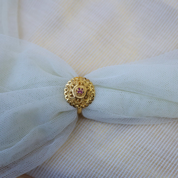 Heritage gold plated rings HRS0040