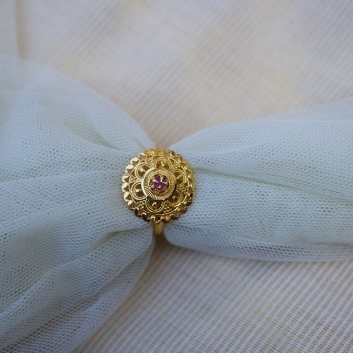 Heritage gold plated rings HRS0040