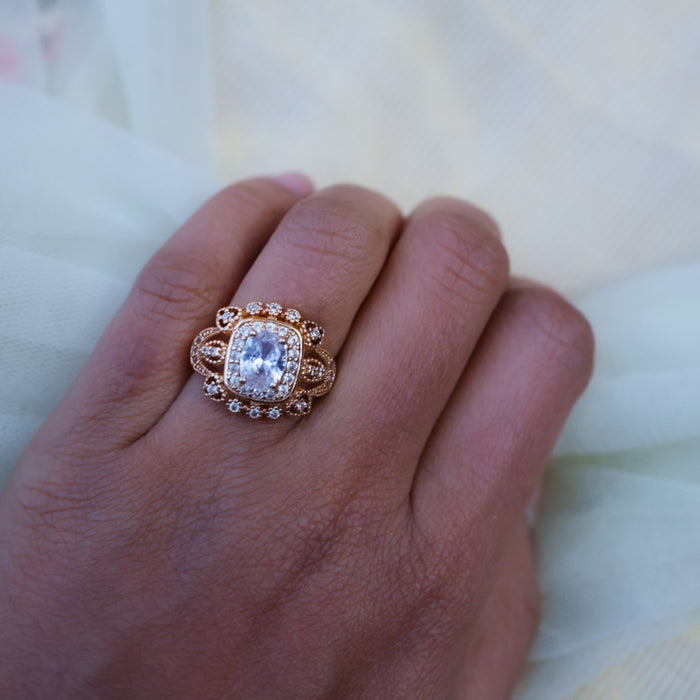 Heritage gold plated rings HRS0037