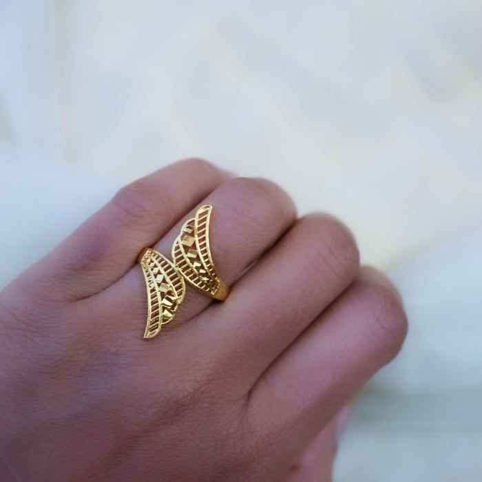 Heritage gold plated rings HRS0038