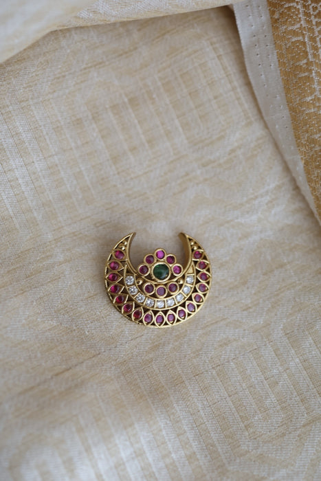 Heritage ruby white stone hair accessories HA97
