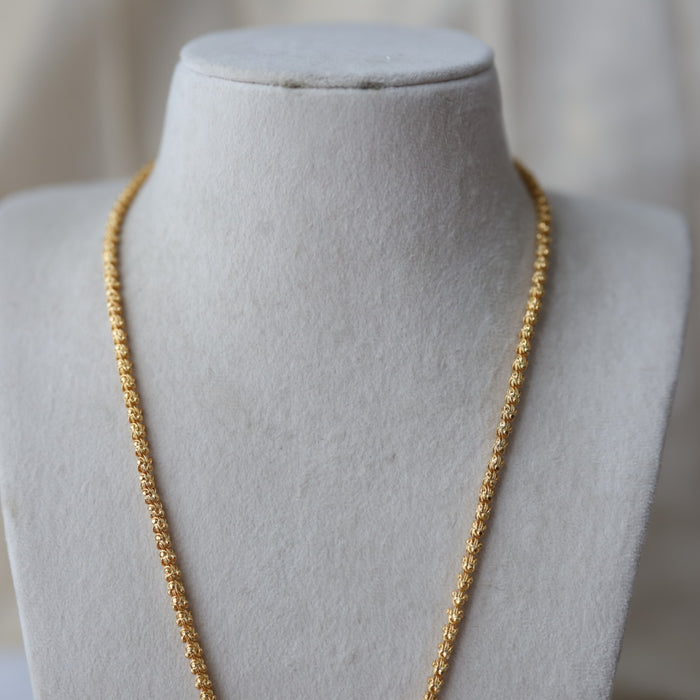 Heritage gold plated padakam necklace HP111