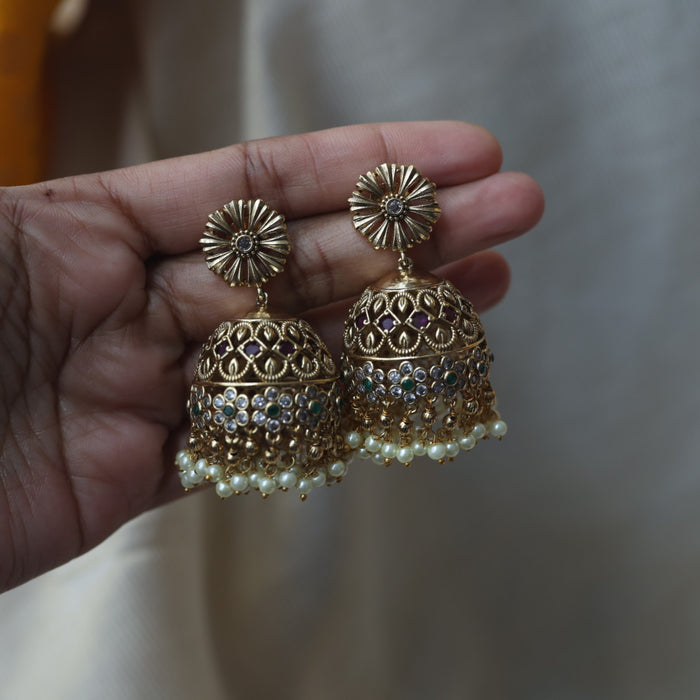 Antique choker necklace and earrings CCB11892