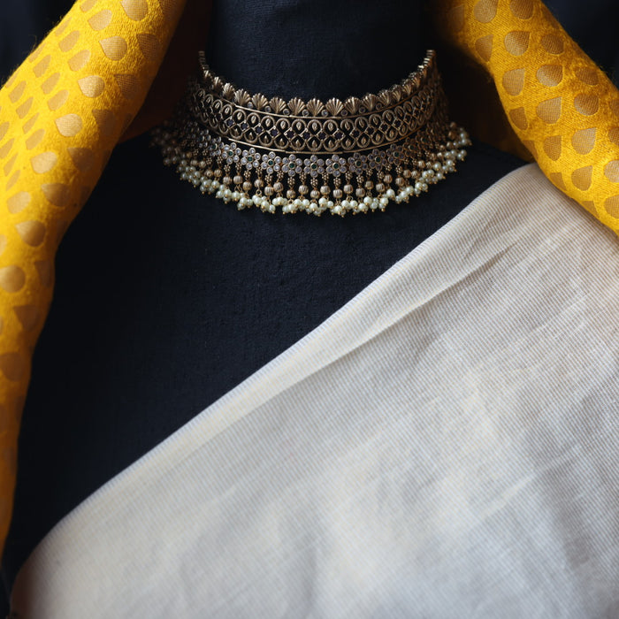 Antique choker necklace and earrings CCB11892