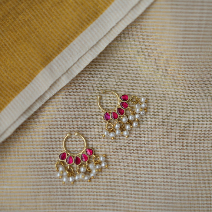 Minimalist Septum Nose Pin | Elegant Ethnic & Contemporary Nose Jewelry HN003