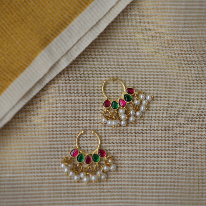 Minimalist Septum Nose Pin | Elegant Ethnic & Contemporary Nose Jewelry HN004