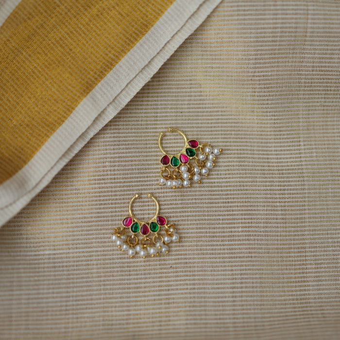 Minimalist Septum Nose Pin | Elegant Ethnic & Contemporary Nose Jewelry HN004
